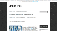 Desktop Screenshot of levisnegozio.com